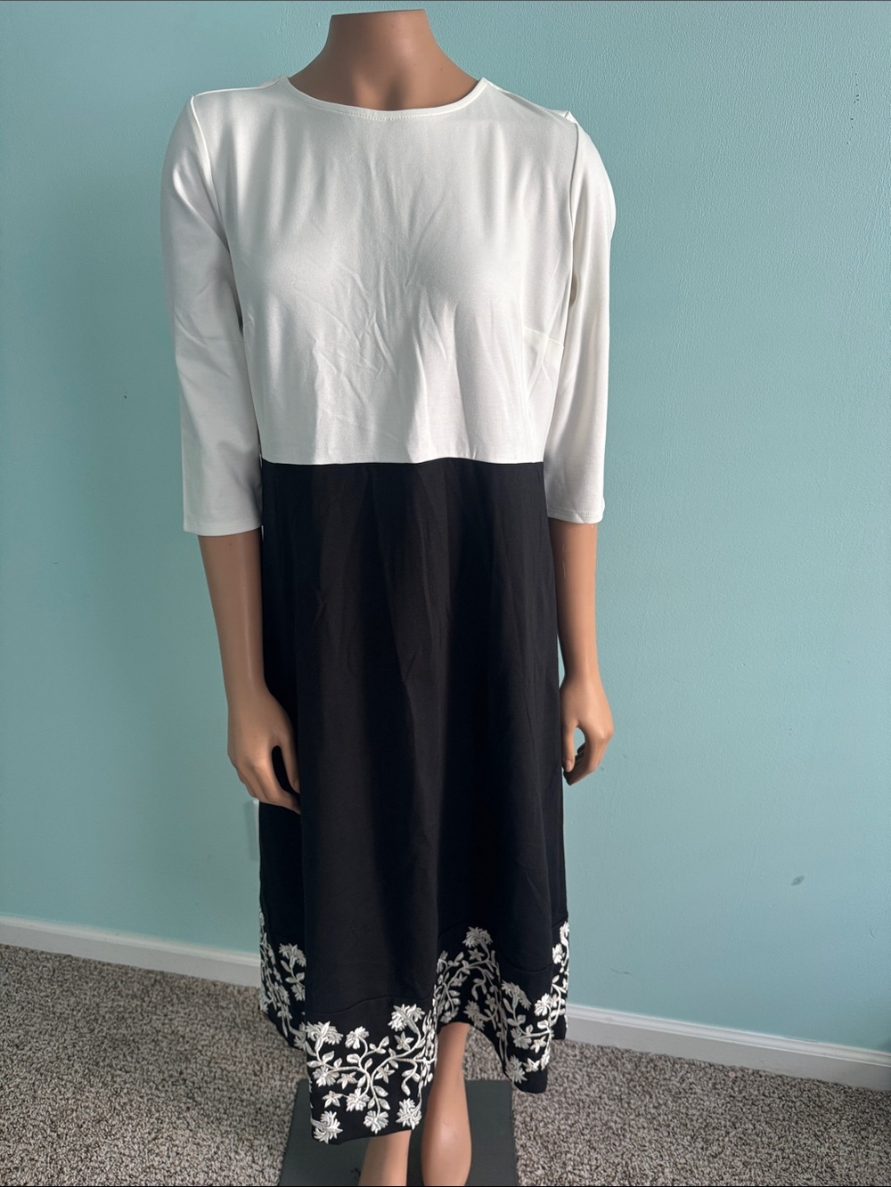 Christian Siriano for J. Jill half sleeve dress size L